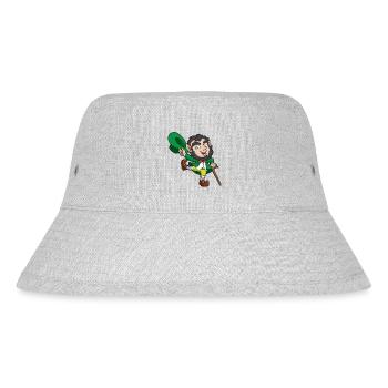 Leprechaun St Patricks - Stanley/Stella Recycled Bucket Hat - heather grey - Front