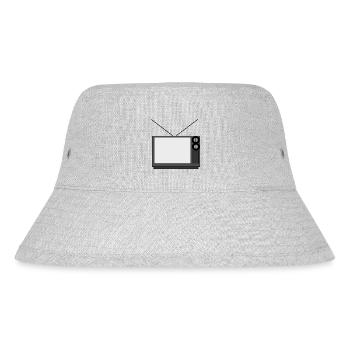 monitor television fernseher tv flatscreen compute - Stanley/Stella recycelter Bucket Hat - Grau meliert - Vorne