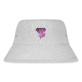 Diamond Galaxy Space Style Fashion Glitter Unique - Stanley/Stella Recycled Bucket Hat - heather grey - Front