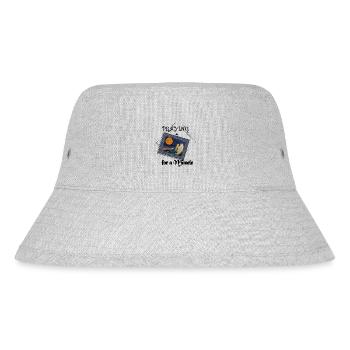 The sadness of an angel on a hill - Stanley/Stella Recycled Bucket Hat - heather grey - Front