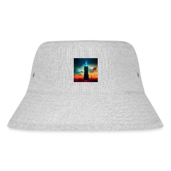 Der Turm - Stanley/Stella recycelter Bucket Hat - Grau meliert - Vorne