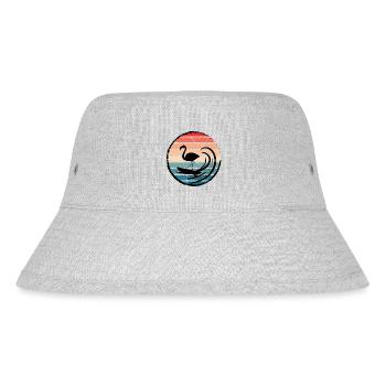 Surfer Flamingo - Bob recyclé Stanley/Stella - gris chiné - Devant