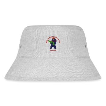 Beer Bear - Stanley/Stella recycelter Bucket Hat - Grau meliert - Vorne