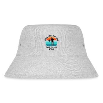 Boule Petanque Boccia Boules - Stanley/Stella recycelter Bucket Hat - Grau meliert - Vorne