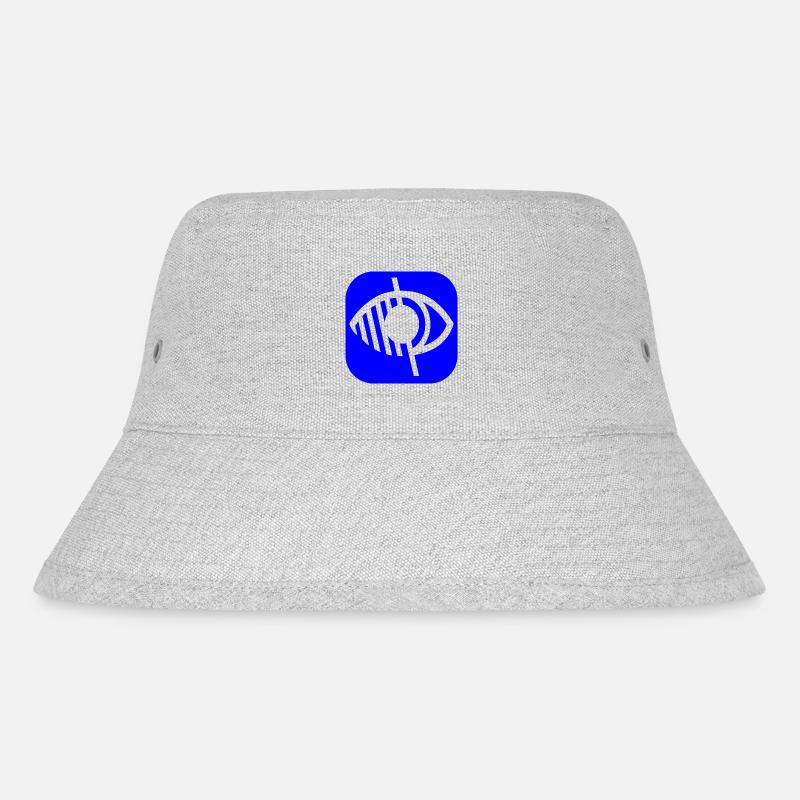 BLIND - Stanley/Stella recycelter Bucket Hat - Grau meliert