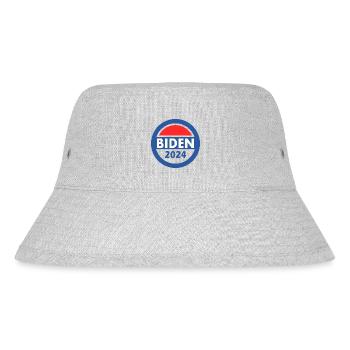 Joe biden 2024 - Stanley/Stella recycelter Bucket Hat - Grau meliert - Vorne