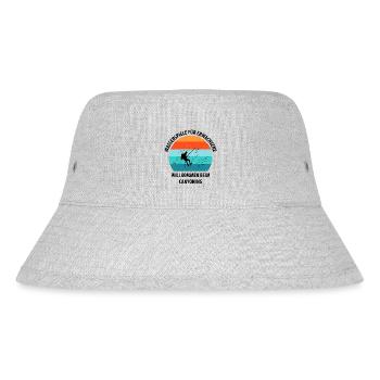 Canyoning Bergsteigen Klettern Wandern Berge - Stanley/Stella recycelter Bucket Hat - Grau meliert - Vorne