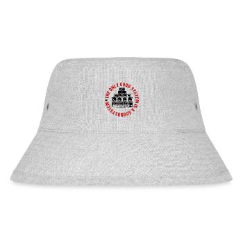 the only good system - Stanley/Stella recycelter Bucket Hat - Grau meliert - Vorne
