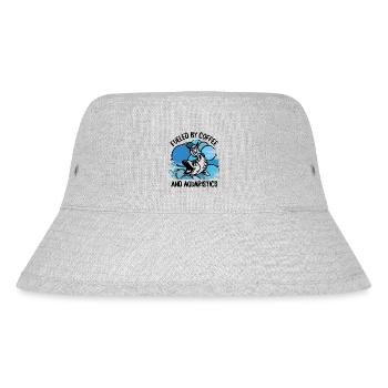 Aquarium Aquarianer Fische Zierfische Aquaristik - Stanley/Stella recycelter Bucket Hat - Grau meliert - Vorne