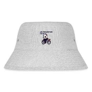 J'Peux Pas J'Ai Vélo - Bob recyclé Stanley/Stella - gris chiné - Devant