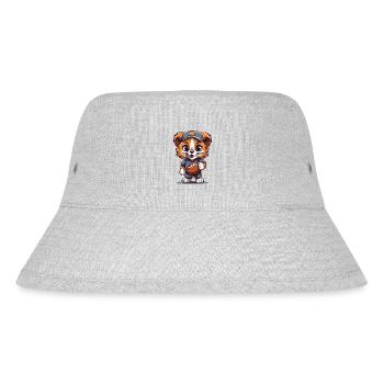 Mascotte d’animal de football américain Lion mignon - Bob recyclé Stanley/Stella - gris chiné - Devant