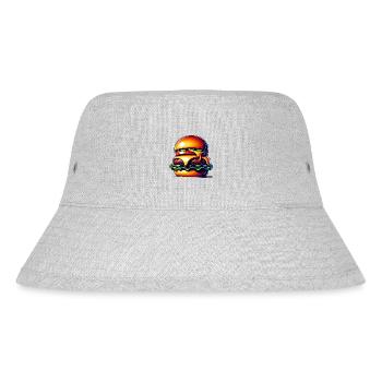 Yummy burger! - Stanley/Stella Recycled Bucket Hat - heather grey - Front