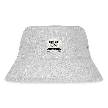 Lieblingsort Amrum - Stanley/Stella recycelter Bucket Hat - Grau meliert - Vorne