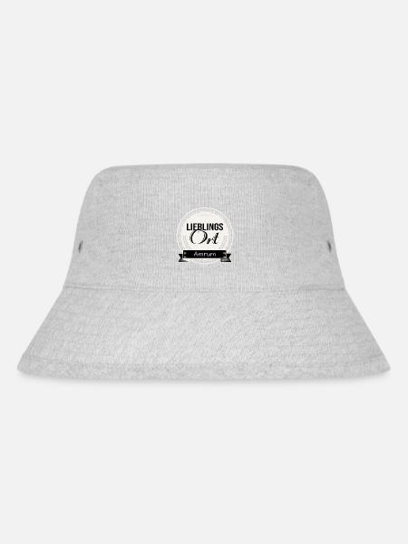 Lieblingsort Amrum - Stanley/Stella recycelter Bucket Hat - Grau meliert