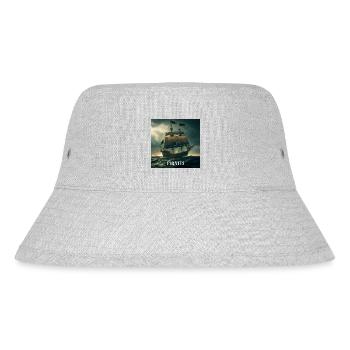 Pirate Ship - Stanley/Stella Recycled Bucket Hat - heather grey - Front
