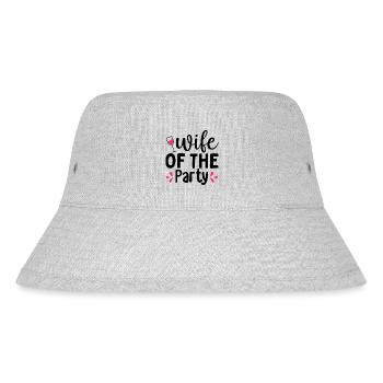 Design wife of party red color - Bob recyclé Stanley/Stella - gris chiné - Devant