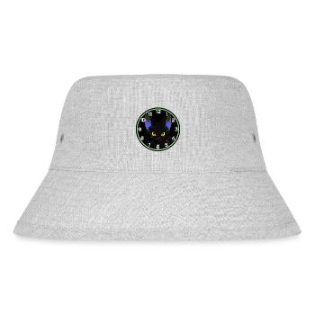 Fledermaus-Stunden-Maus - Stanley/Stella recycelter Bucket Hat - Grau meliert - Vorne