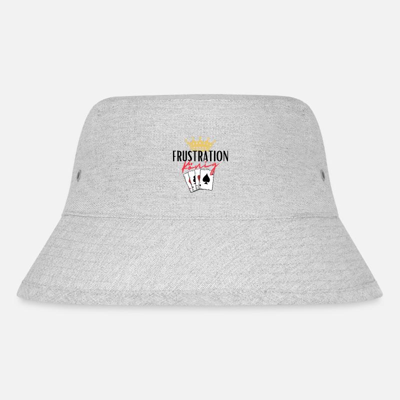 Frustration King - Stanley/Stella Recycled Bucket Hat - heather grey