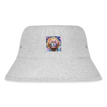 Der zeitliche Beobachter - Stanley/Stella recycelter Bucket Hat - Grau meliert - Vorne