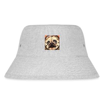 The endearing gaze - Stanley/Stella Recycled Bucket Hat - heather grey - Front