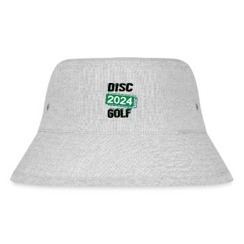 Discgolf Spieler Team Turnier Mannschaft in 2024 - Stanley/Stella recycelter Bucket Hat - Grau meliert - Vorne