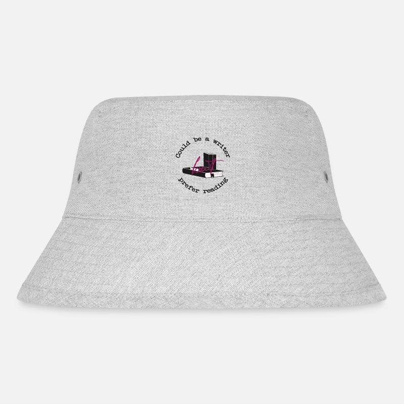 Könnte ein Schriftsteller sein - Stanley/Stella recycelter Bucket Hat - Grau meliert