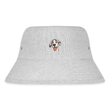 Dalmatinische Hunderasse Aquarell Cartoon Kawaii Clip - Stanley/Stella recycelter Bucket Hat - Grau meliert - Vorne