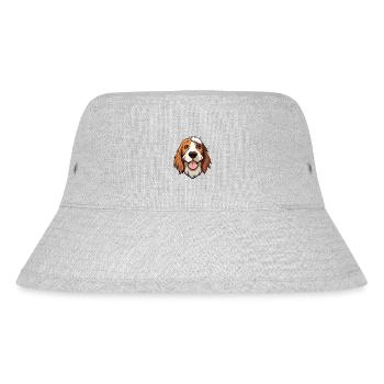 Petits Bassets Griffons Vendeen Hunderasse Watercol - Stanley/Stella recycelter Bucket Hat - Grau meliert - Vorne