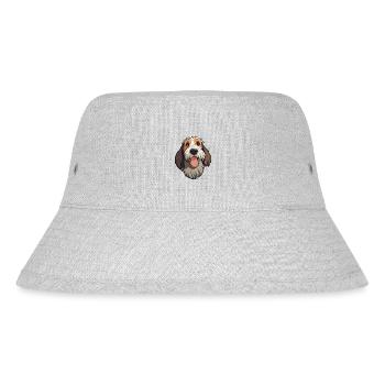 Grand Basset Griffon Vendeen Hunderasse Aquarell - Stanley/Stella recycelter Bucket Hat - Grau meliert - Vorne