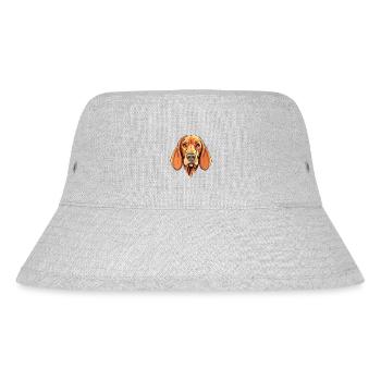 Bracco Italiano Hunderasse Aquarell Cartoon Kawai - Stanley/Stella recycelter Bucket Hat - Grau meliert - Vorne
