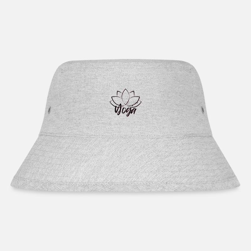 Yoga Fleur de lotus - Bob recyclé Stanley/Stella - gris chiné
