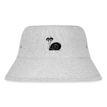 Join raucht einen Join - Stanley/Stella recycelter Bucket Hat - Grau meliert - Vorne