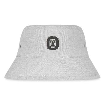 Ruppiger Mann - Stanley/Stella recycelter Bucket Hat - Grau meliert - Vorne