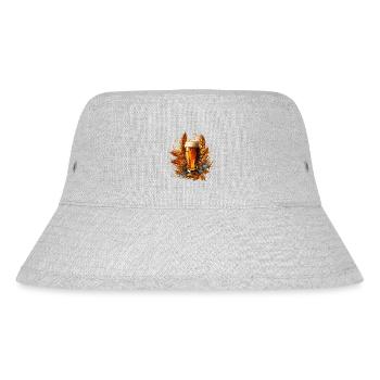 Harvest Gold - Stanley/Stella Recycled Bucket Hat - heather grey - Front