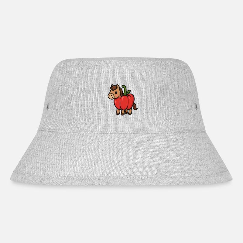 Pepper-Pony - Stanley/Stella recycelter Bucket Hat - Grau meliert