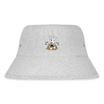 Bowling Eisbär Pinguine Tierhumor Cartoon Kegeln - Stanley/Stella recycelter Bucket Hat - Grau meliert - Vorne