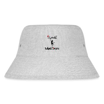 Dancing - Stanley/Stella recycelter Bucket Hat - Grau meliert - Vorne