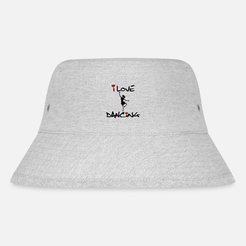 Dancing - Stanley/Stella recycelter Bucket Hat - Grau meliert
