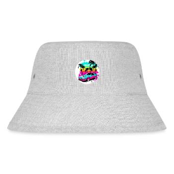 Miami Car 1 - Stanley/Stella Recycled Bucket Hat - heather grey - Front