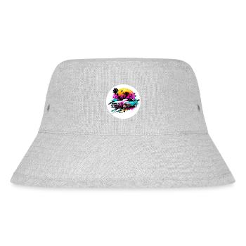 Miami Car 3 - Stanley/Stella Recycled Bucket Hat - heather grey - Front
