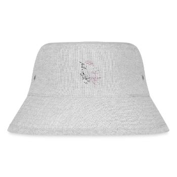 FIGHT LIKE A GIRL - Stanley/Stella recycelter Bucket Hat - Grau meliert - Vorne