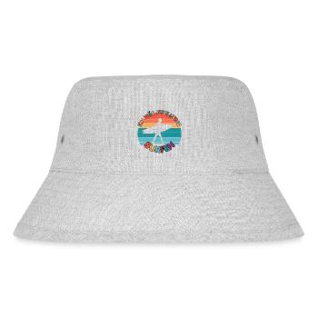 Ich wär jetzt lieber surfen Wasser Strand Urlaub - Stanley/Stella recycelter Bucket Hat - Grau meliert - Vorne