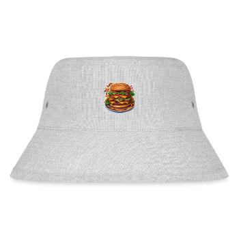 Burger - Stanley/Stella Recycled Bucket Hat - heather grey - Front