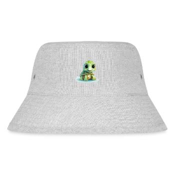 petite tortue mignonne - Bob recyclé Stanley/Stella - gris chiné - Devant