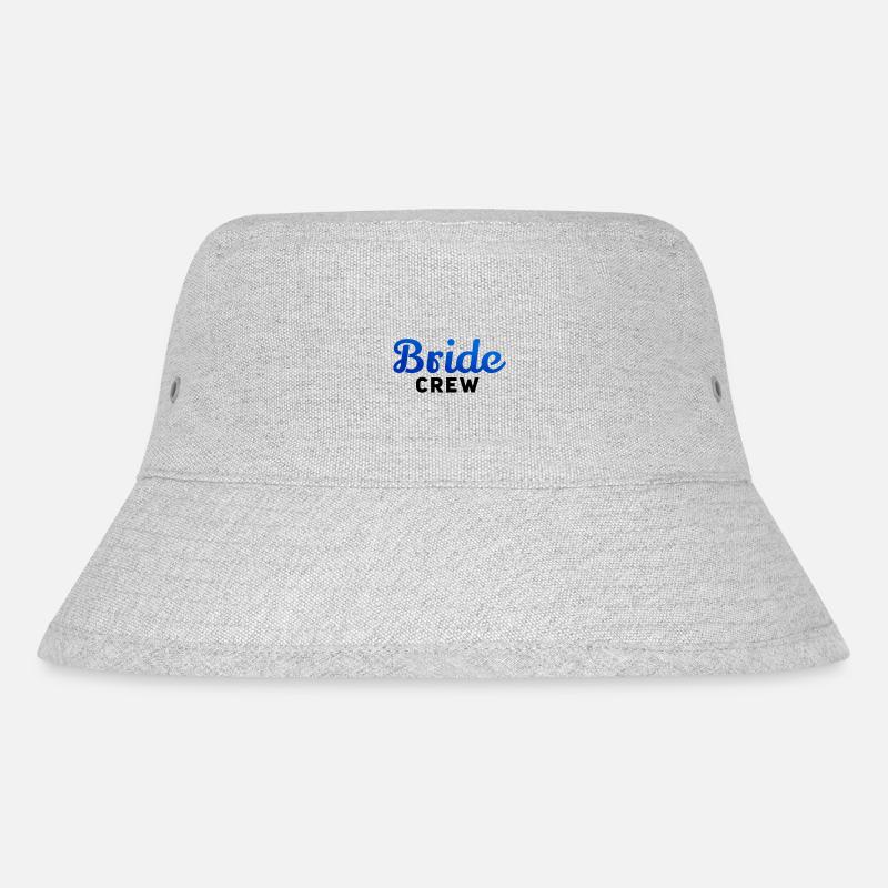 Bride Crew - Stanley/Stella Recycled Bucket Hat - heather grey