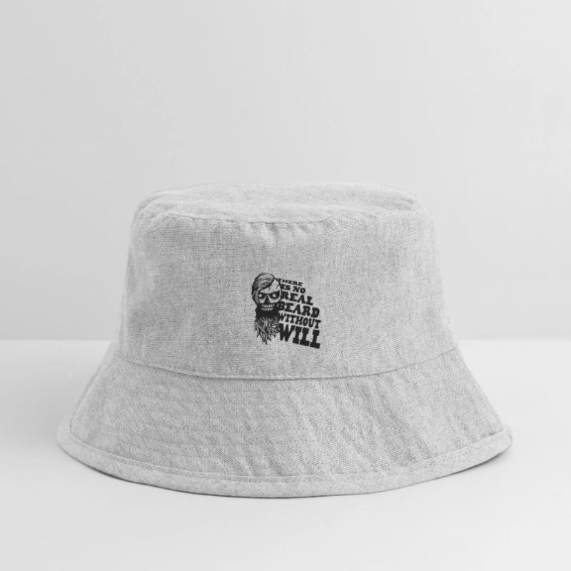 anguß hipster Bart Zitat echter Bart b wird Stanley/Stella recycelter Bucket Hat