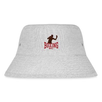 Boxing NYC - Stanley/Stella recycelter Bucket Hat - Grau meliert - Vorne
