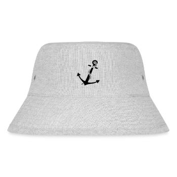 anchor - Stanley/Stella recycelter Bucket Hat - Grau meliert - Vorne