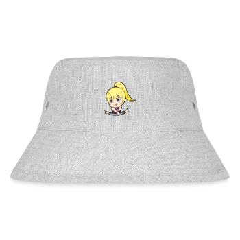 Chibi Anime Manga Splitkick - Stanley/Stella Recycled Bucket Hat - heather grey - Front