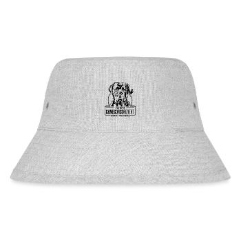 CANECORSOFIZIERT Cane Corso Hunde Spruch Wilsigns - Stanley/Stella recycelter Bucket Hat - Grau meliert - Vorne
